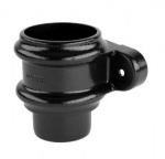 Alutec Tudor 63mm Pipe Socket Heritage Black